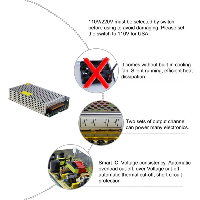 DC 12V 15A 180W Power Supply T - Dc Dc Converter 评论和价格