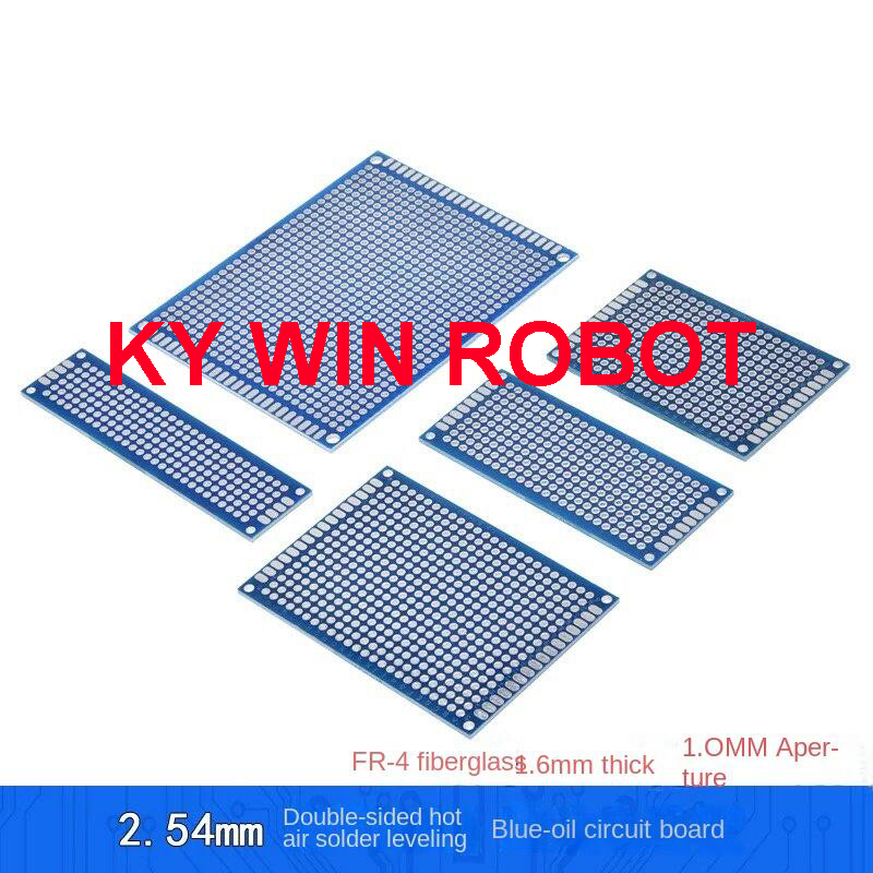5pcs 5x7 4x6 3x7 2x8 cm Blue P - Pcb Prototyping Board 评论和价格