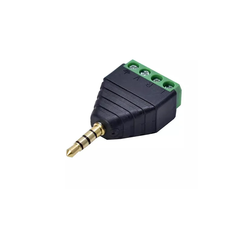 5/20/100PCS  3.5mm Stereo 4 Po - Screw Terminal Block 评论和价格