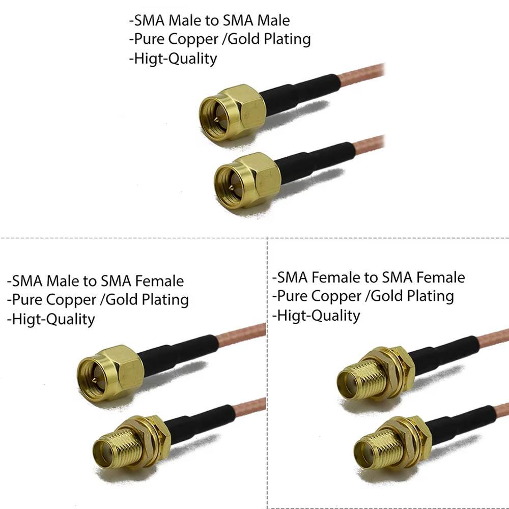 Premium RG316 SMA to SMA Male  - Jumper Wire Kit 评论和价格