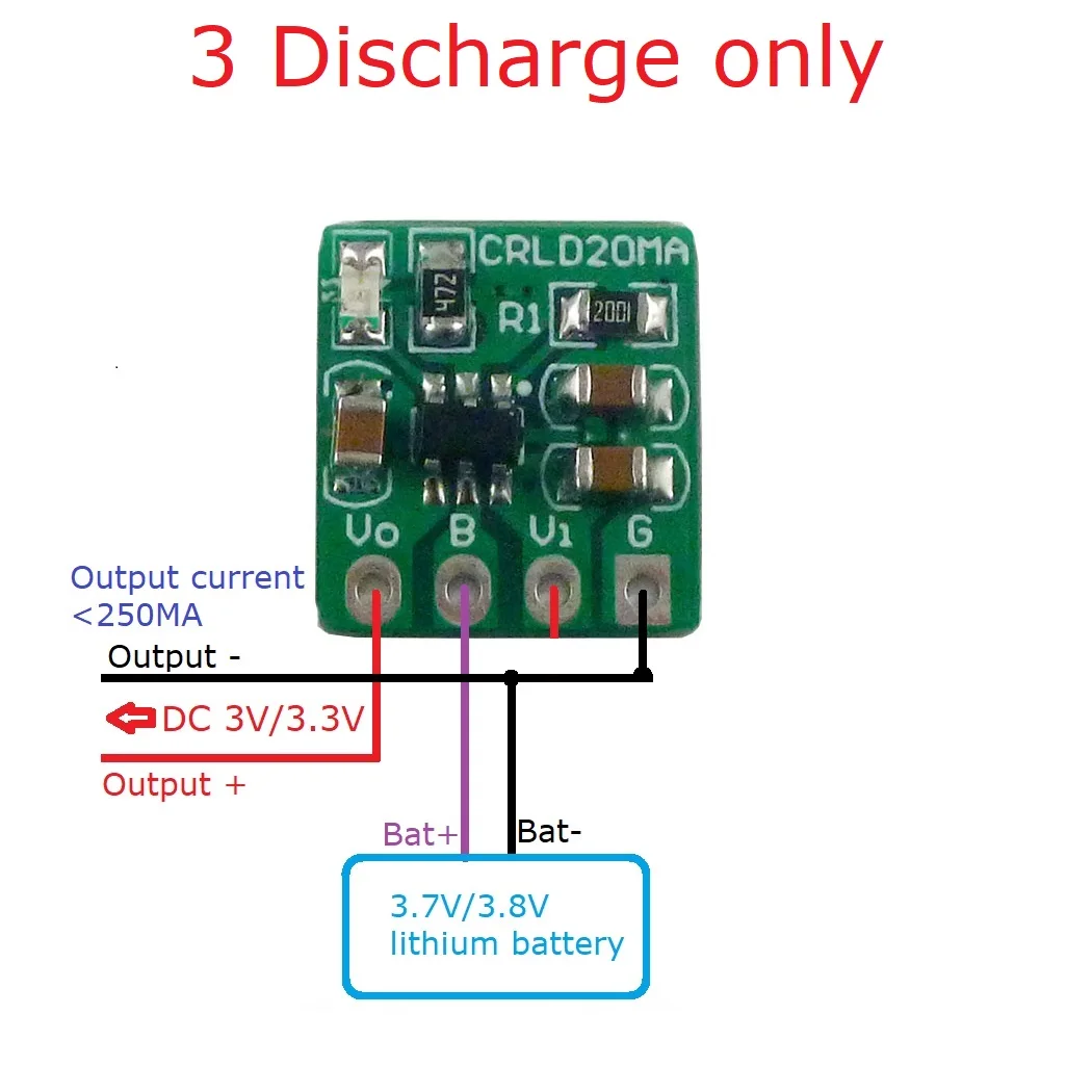 5X CRLD20MA Mini 2 in 1 3.7V 3 - Li Ion Charger Module 评论和价格
