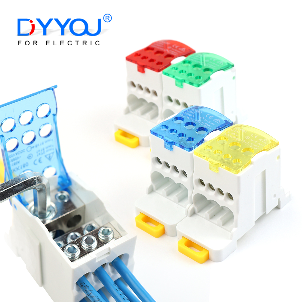 1 in 6 out Rail Type Quick Wir - Screw Terminal Block 评论和价格